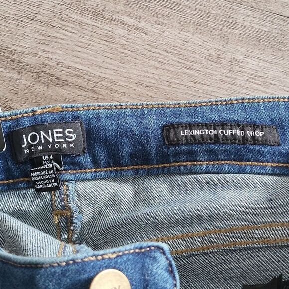 Jones New York jeans cuffed crop size 4 - Picture 6 of 8